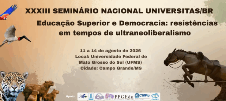UFMS sediará o XXXIII Seminário Nacional da Rede Universitas/BR – 2026